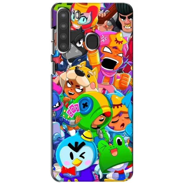Чехол с принтом «герои Бравл Старс» для Samsung Galaxy A21 (A215) Чехол с принтом «герои Бравл Старс» для Samsung Galaxy A21 (A215)