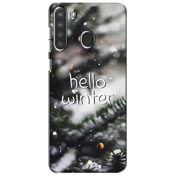 Чехол с принтом «Hello winter» для Samsung Galaxy A21 (A215) Чехол с принтом «Hello winter» для Samsung Galaxy A21 (A215)