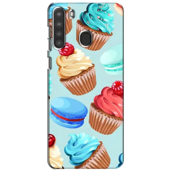Чохол з принтом «Кексики» для Samsung Galaxy A21 (A215) Чохол з принтом «Кексики» для Samsung Galaxy A21 (A215)
