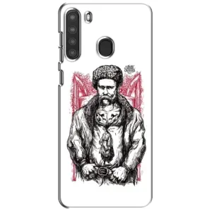 Чохли для Samsung Galaxy A21 (A215) с принтом Тараса Шевченко (AlphaPrint) (Козак Шевченко)
