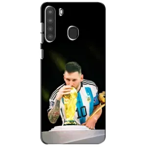 Чохли для Samsung Galaxy A21 (A215) (Leo чемпіон) (AlphaPrint) (Кубок Мессі)