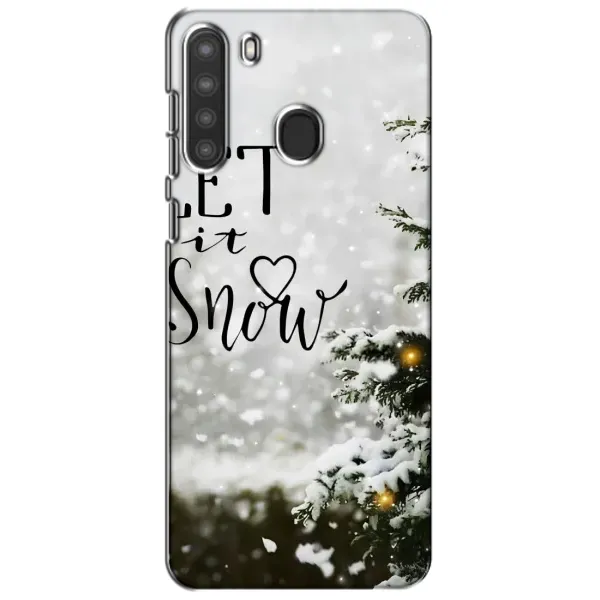 Чехол с принтом «Let it snow» для Samsung Galaxy A21 (A215) Чехол с принтом «Let it snow» для Samsung Galaxy A21 (A215)