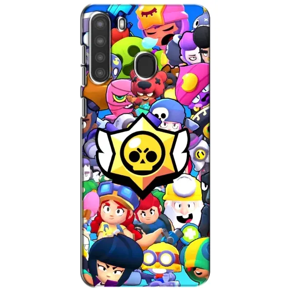 Чехол с принтом «Лого Brawl Stars» для Samsung Galaxy A21 (A215) Чехол с принтом «Лого Brawl Stars» для Samsung Galaxy A21 (A215)