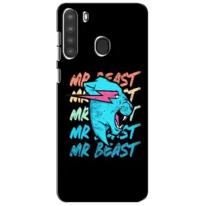 Чохол з принтом «logo Mr beast» для Samsung Galaxy A21 (A215)
