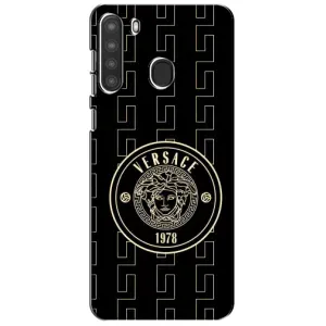 Чохли VERSACE для Самсунг Галаксі А21 (А215) (PREMIUMPrint) (Лого Версаче)