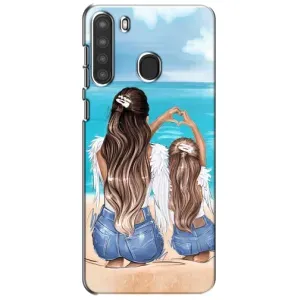Чохол з друком для Samsung Galaxy A21 (A215) - (Мама з дитинкою) (AlphaPrint)