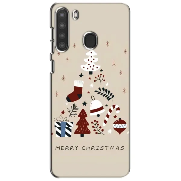 Чехол с принтом «Merry Christmas» для Samsung Galaxy A21 (A215) Чехол с принтом «Merry Christmas» для Samsung Galaxy A21 (A215)