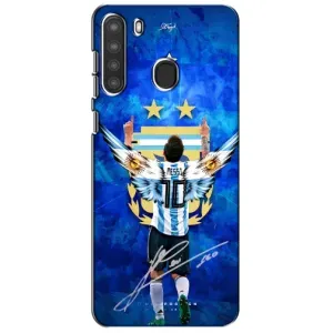 Чохли для Samsung Galaxy A21 (A215) (Leo чемпіон) (AlphaPrint) (Мессі збірна)