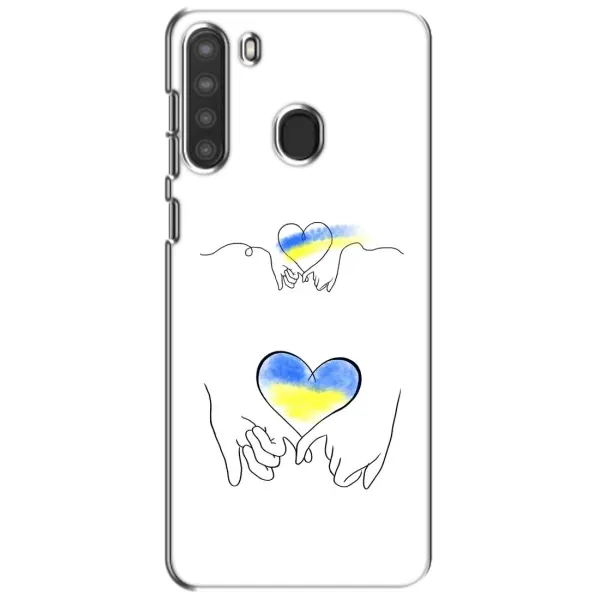 Чохол з принтом «Мир Україні» для Samsung Galaxy A21 (A215)