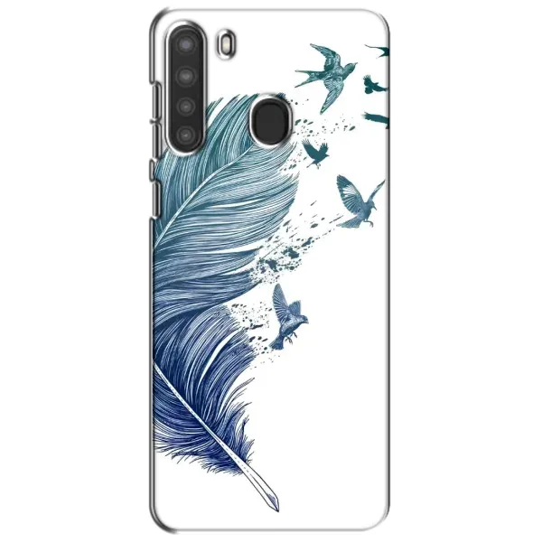 Чехол с принтом «Перышко» для Samsung Galaxy A21 (A215) Чехол с принтом «Перышко» для Samsung Galaxy A21 (A215)