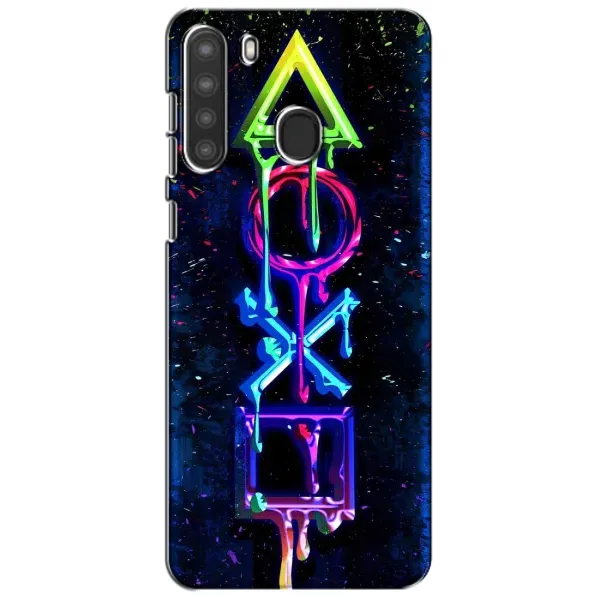 Чохол з принтом «Pleystation лого» для Samsung Galaxy A21 (A215)