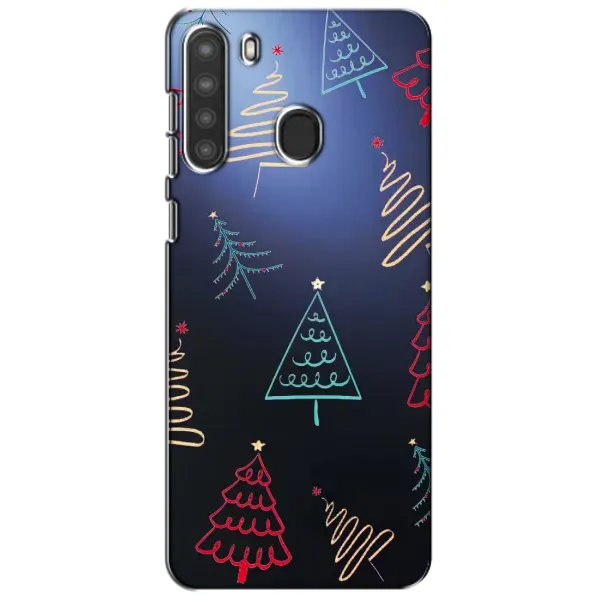 Чохол з принтом «Різдвяні ялинки» для Samsung Galaxy A21 (A215)