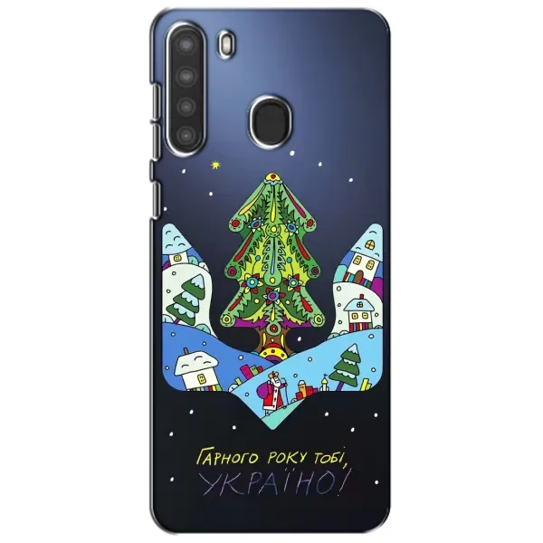 Чохол з принтом «Різдвяний герб» для Samsung Galaxy A21 (A215)