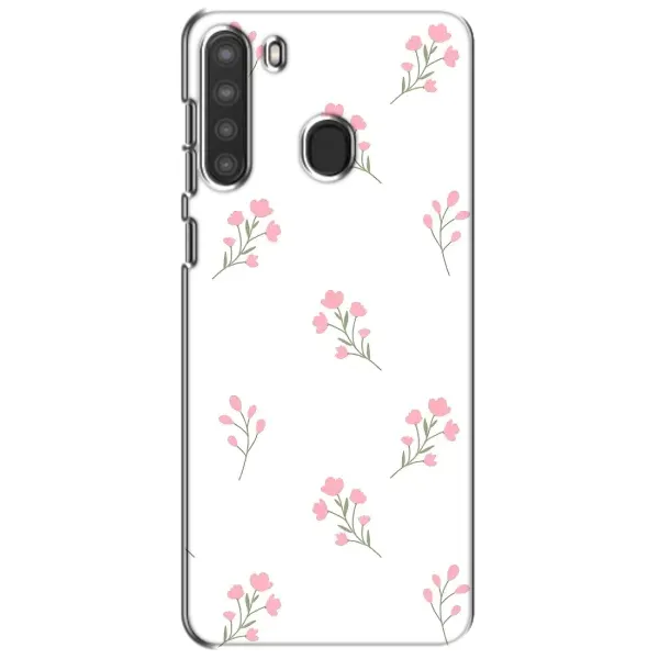 Чехол с принтом «Розовые цветы» для Samsung Galaxy A21 (A215) Чехол с принтом «Розовые цветы» для Samsung Galaxy A21 (A215)