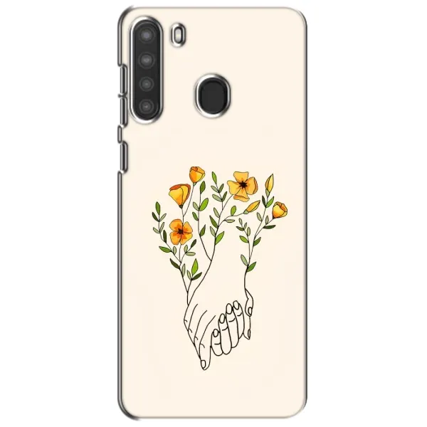 Чохол з принтом «Руки любві» для Samsung Galaxy A21 (A215)