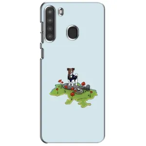 Чохли з картинкою собаки Патрон для Samsung Galaxy A21 (A215) (AlphaPrint) (Сапер Пес)