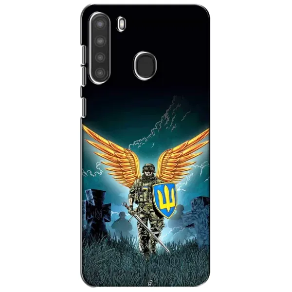 Чохол з принтом «Солдат ЗСУ» для Samsung Galaxy A21 (A215)