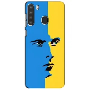 Украинские Чехлы для Samsung Galaxy A21 (A215) с картинкой УПА (AlphaPrint) (Степан Бандера)