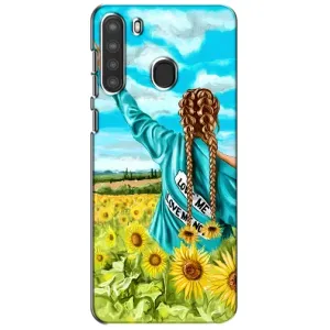 Чохол для Патріота України Samsung Galaxy A21 (A215) - (AlphaPrint) (Україночка)
