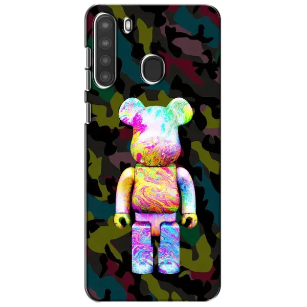 Чохол з принтом «Яскравий Bearbrick» для Samsung Galaxy A21 (A215)