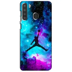 Чехлы для Samsung Galaxy A21 (A215) - с картинкой JORDAN (AlphaPrint) (Яркий Джордан)
