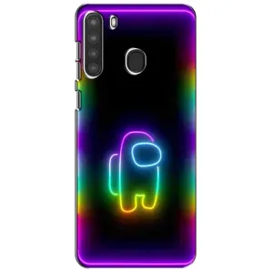 Чохли Амонг Ас для Samsung Galaxy A21 (A215) (AlphaPrint) (Яскравий скін)