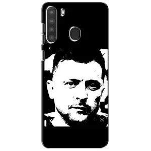 Чохол для Samsung Galaxy A21 (A215) (AlphaPrint - с принтом Зеленського)
