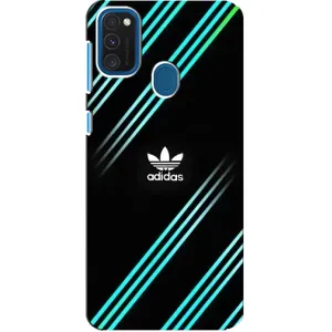 Чехлы Адидас для Samsung Galaxy A21s (AlphaPrint) (Адидас с полосами)