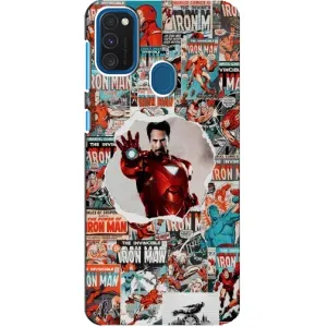 Чехлы с героями Марвел Samsung Galaxy A21s (VPrint)