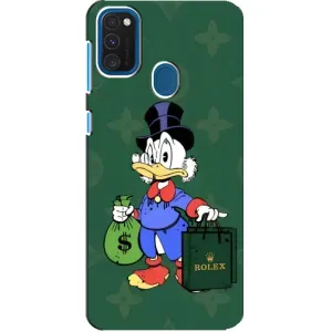 Чехлы для Samsung Galaxy A21s - Скрудж МакДак Louis Vuitton (PREMIUMPrint) (Богатая Утка)