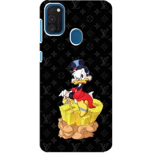 Чехлы для Samsung Galaxy A21s - Скрудж МакДак Louis Vuitton (PREMIUMPrint) (Богатство Макдака)