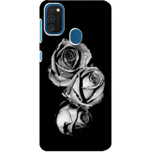 Чехол с принтом «Черная роза» для Samsung Galaxy A21s