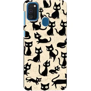 Чехол с рисунком кот на Samsung Galaxy A21s