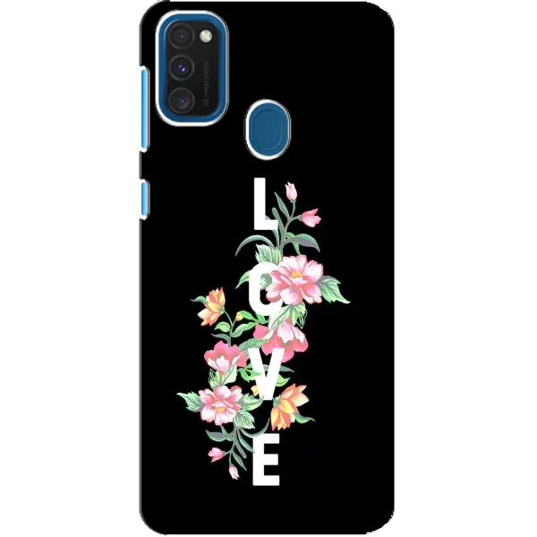 Чехол с принтом «Цветы LOVE» для Samsung Galaxy A21s Чехол с принтом «Цветы LOVE» для Samsung Galaxy A21s