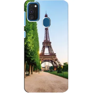 Чехол Эйфелева Башня для Samsung Galaxy A21s - (AlphaPrint) (Дорога в Париж)