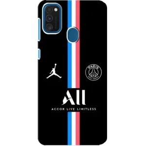 Чехлы PSG для Samsung Galaxy A21s (AlphaPrint) (футболка ПСЖ)