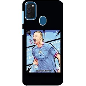 Чехлы с футболистом Ерлинг Холанд для Samsung Galaxy A21s (AlphaPrint) (гол Эрлинг Холланд)