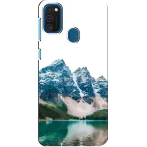 Силиконовый чехол с КАРТИНКАМИ лето для Samsung Galaxy A21s (AlphaPrint) (Гори)