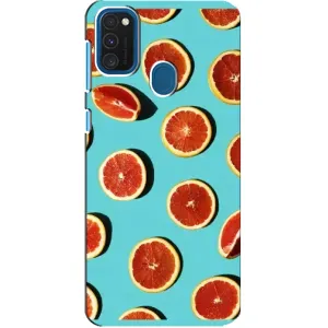 Чехлы с Фруктами для Samsung Galaxy A21s (VPrint) (Грейпфрут)