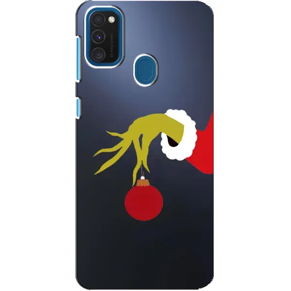 Чехол с принтом «Гринч с игрушкой» для Samsung Galaxy A21s