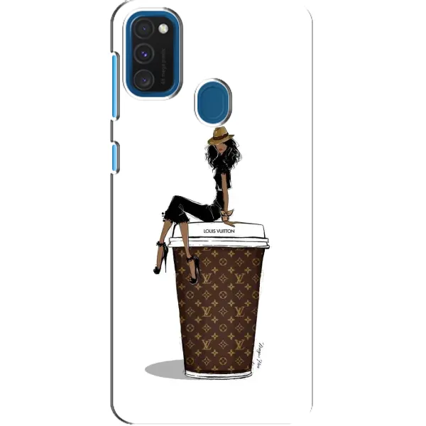 Чехол с принтом «кофе LOUIS VUITTON» для Samsung Galaxy A21s