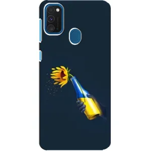 Чехол для Патриота Украины Samsung Galaxy A21s - (AlphaPrint) (Коктейль молотова)