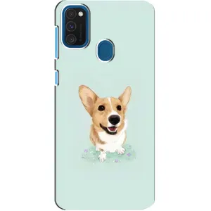 Чехлы с собаками для Samsung Galaxy A21s (VPrint) (Корги)