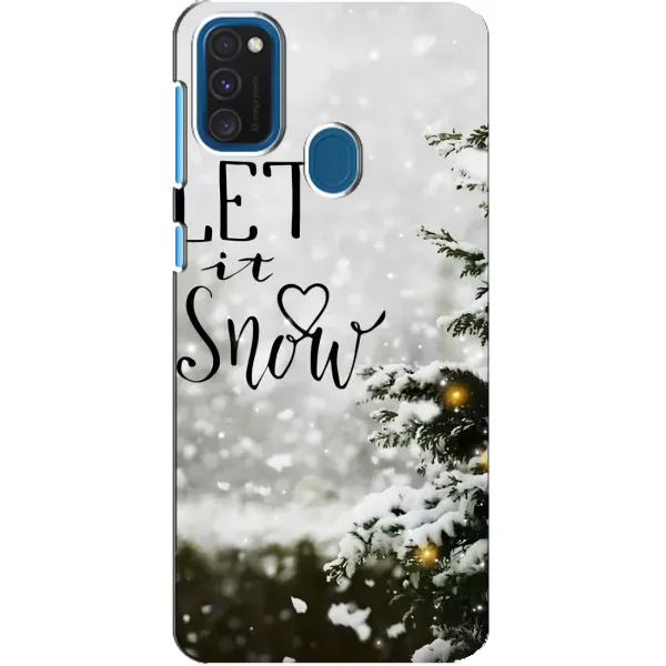 Чехол с принтом «Let it snow» для Samsung Galaxy A21s