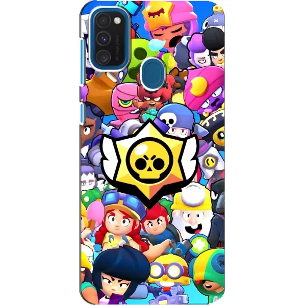 Чехол с принтом «Лого Brawl Stars» для Samsung Galaxy A21s