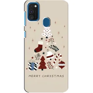 Рождественские Чехлы для Samsung Galaxy A21s (VPrint) (Merry Christmas)