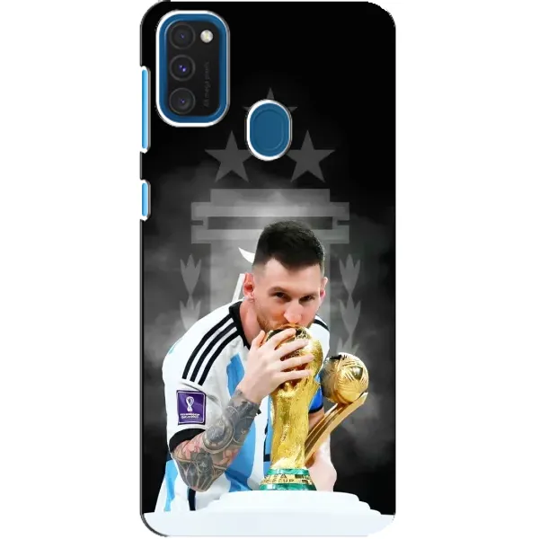 Чохол з принтом «Мессі Чемпіон» для Samsung Galaxy A21s