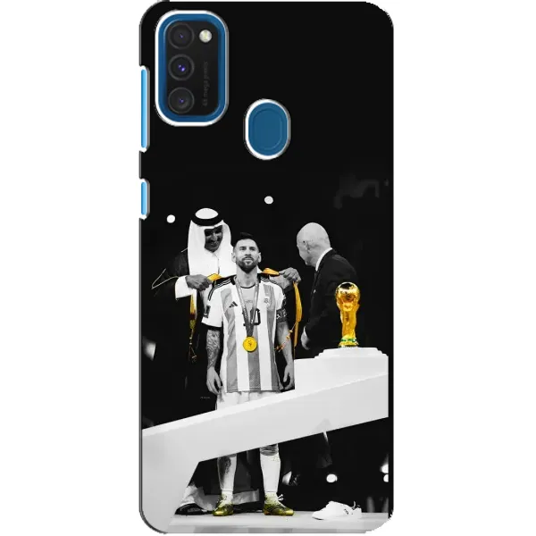 Чохол з принтом «Мессі коронований» для Samsung Galaxy A21s