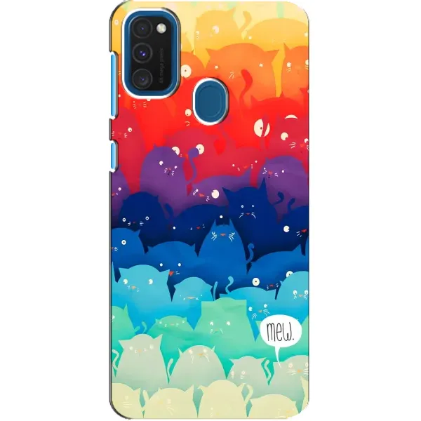 Чехол с принтом «Mew» для Samsung Galaxy A21s