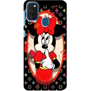 Чехол Disney Mouse Samsung Galaxy A21s (PREMIUMPrint) (Минни Маус ЛВ)